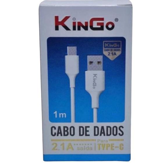 Imagem de Cabo usb / type-c 1mt branco kingo