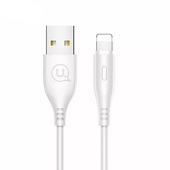 Imagem de Cabo Usb Usams USB A para Lightning Máx 2A 1 Metro Branco