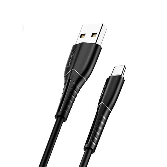 Imagem de Cabo Usb Usams Usb A para Tipo C Máx. 2A 1 Metro Preto