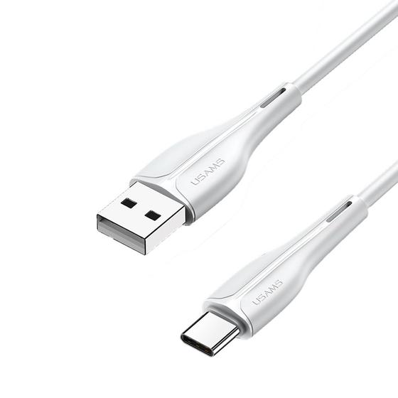 Imagem de Cabo Usb Usams Usb A para Usb C Max. 2A 1 Metro Branco 