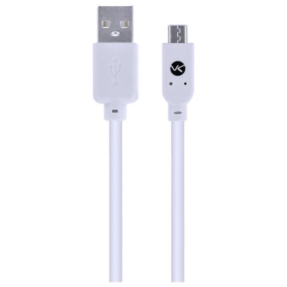 Imagem de Cabo Usb X Micro Usb B 2.0 5 Pinos 2 Metros Branco - Musb-2