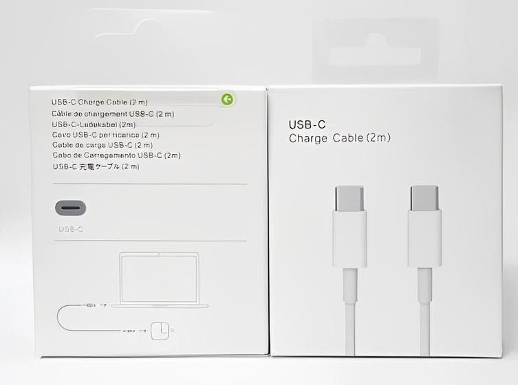 Imagem de Cabo USBC Compatível Turbo Lightning 2 Metros Branco Iphone15- 15 pro- 15 promax-Ipad