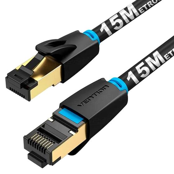 Imagem de Cabo Vention Rede Rj45 Cat8 40gbps 2000mhz 15m 15 Metros