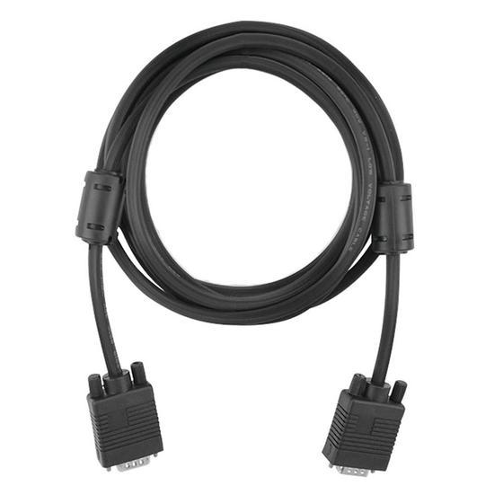 Imagem de Cabo vga macho + vga macho - c/ filtro - preto - 3m