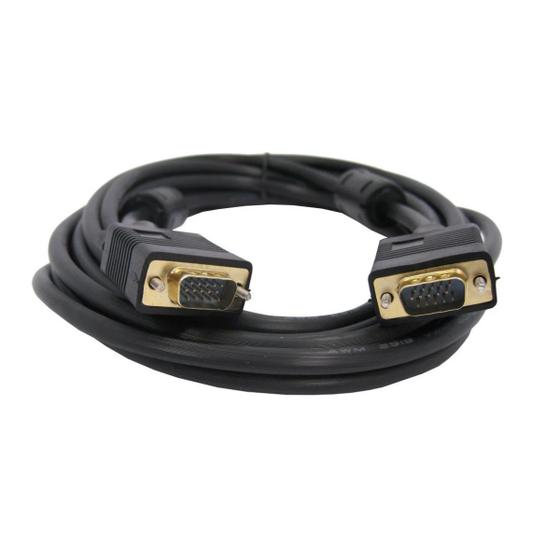 Imagem de Cabo Vga Macho + Vga Macho Preto 20m C/filtro