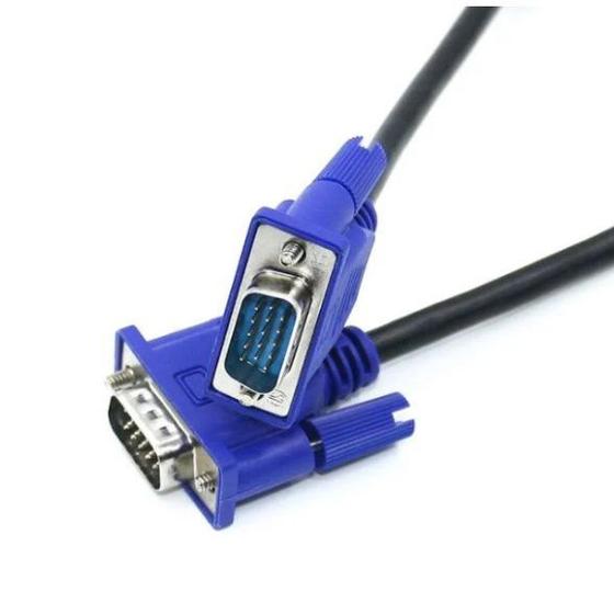 Cabo VGA X VGA Macho FERRITE Para Pc Tv Monitor Projetor 1.5 Metros