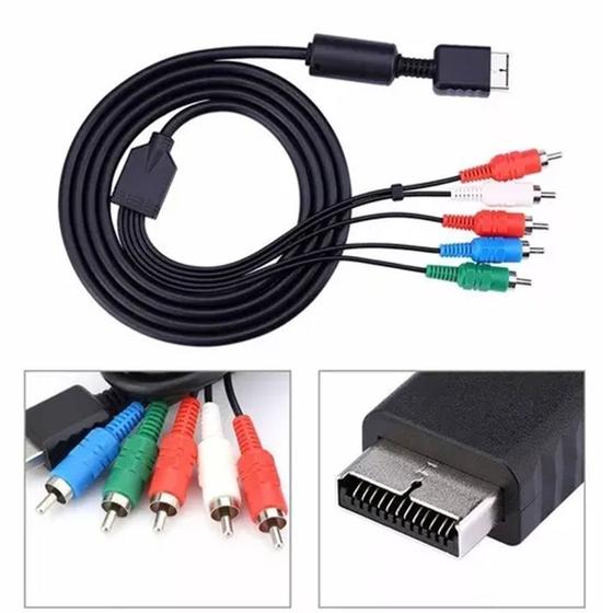 Cabo Vídeo Componente Ps2 Ps3 Alta Definição Hdtv Led e Lcd Menor preço em Cabo Vídeo Componente Ps2 Ps3 Alta Definição Hdtv Led e Lcd
