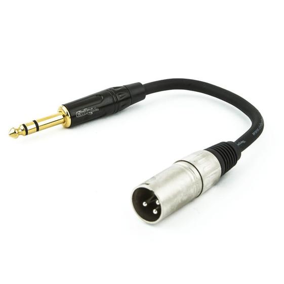 Imagem de Cabo XLR para P10 Profissional Estereo - 1 Metro