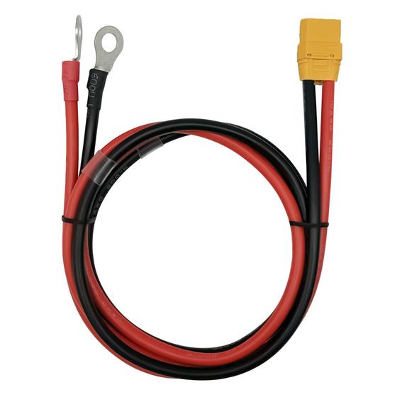 Imagem de Cabo XT90H com Terminal de Anel O - Fio de Silício 10AWG (1m)