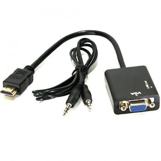 Imagem de Cabo YASIN Conversor HDMI para VGA e P2 Fab.M11469B