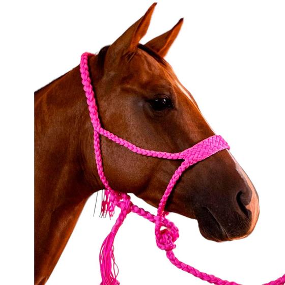 Imagem de Cabresto C/ Cabo Trançado de Paracord Boots Horse Várias Cores Original
