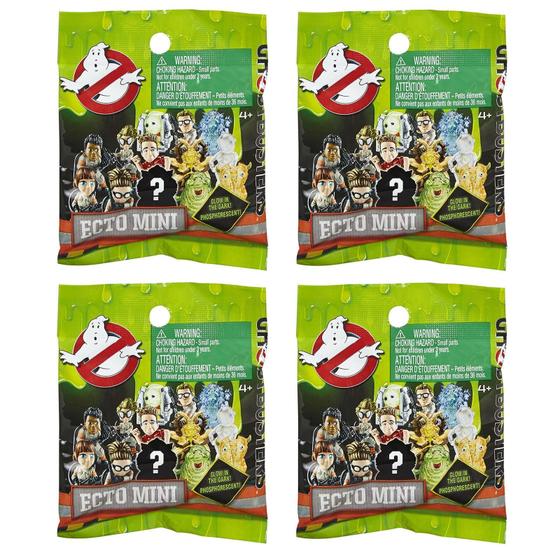 Imagem de Caça-Fantasmas Ecto Minis Surprise Bags 4pk Brilho no Escuro