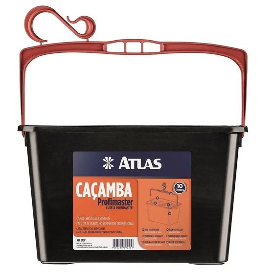Imagem de Caçamba para Pintura Atlas Profimaster 610P Preto 10l - Embalagem com 6 Unidades