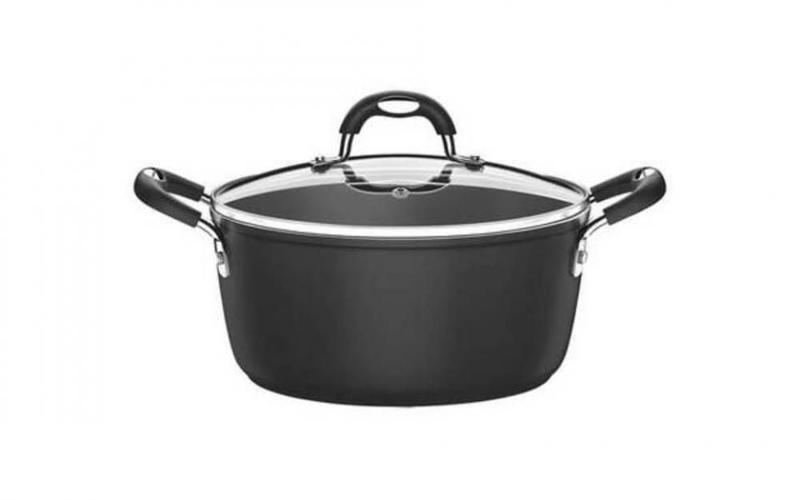 Caçarola Alumínio 20cm Preto Com Tampa De Vidro Monaco Induction Menor preço em Caçarola Alumínio 20cm Preto Com Tampa De Vidro Monaco Induction