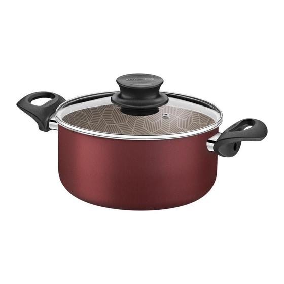 Caçarola Alumínio Tampa de Vidro 18 cm 2,1 L Paris Tramontina Menor preço em Caçarola Alumínio Tampa de Vidro 18 cm 2,1 L Paris Tramontina