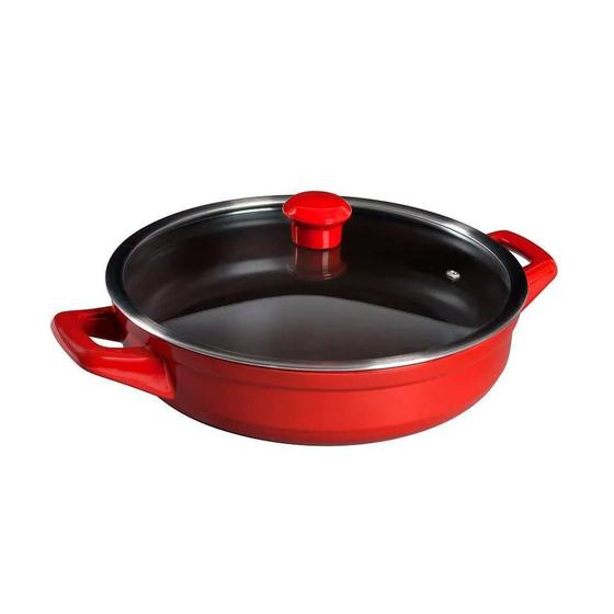 Imagem de Caçarola Ceraflame Duo Cerâmica 2,5L 28Cm Buffet Pomodoro