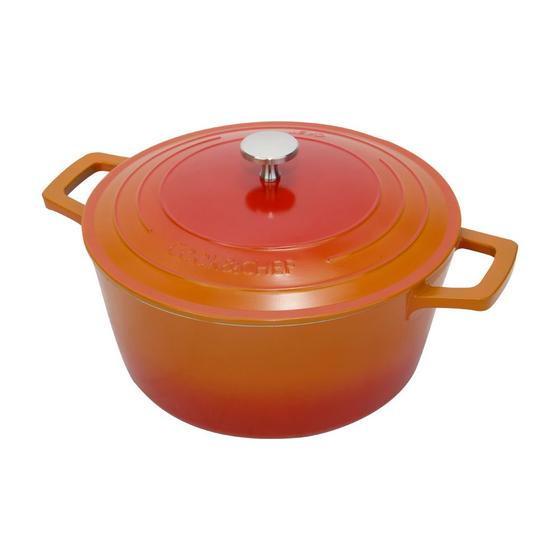 Imagem de Caçarola Cook&Chef 4,3L Laranja PN24CL Mimo