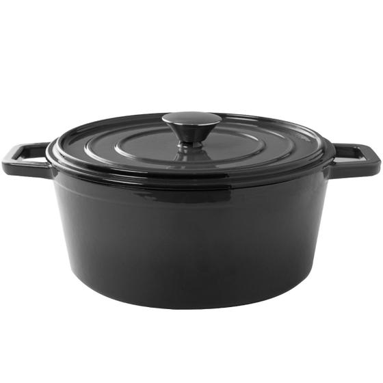 Imagem de Caçarola de Ferro Fundido Indução 24 Cm 3,6 Litros Haus Concept Sauté - Brinox