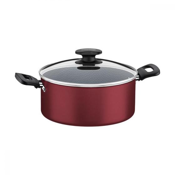 Caçarola em alumínio antiaderente com tampa 24 cm 4,9 l - Loreto - Tramontina Menor preço em Caçarola em alumínio antiaderente com tampa 24 cm 4,9 l - Loreto - Tramontina