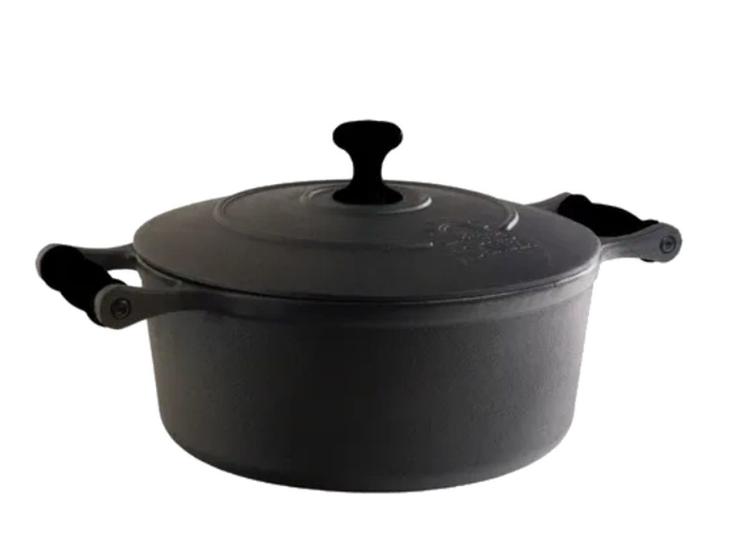 Imagem de Caçarola Ferro Alça Silicone Preto Libaneza 2,5l 22cm