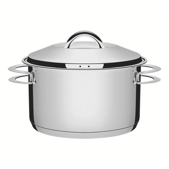 Imagem de Caçarola Funda em Aço Inox Linha Solar Fundo Triplo 20 cm Ø 3,6L PIT5 - Tramontina 62504200