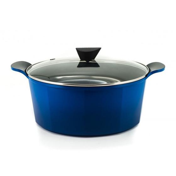 Imagem de Caçarola Neoflam Venn, Aluminio Injetado com Revestimento Cerâmico, Cor Azul - 28cm/6,3L