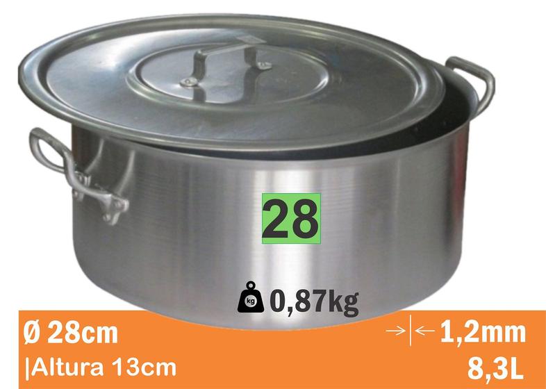 Imagem de Cacarola Standard Nr28 8,2L - Real 9128