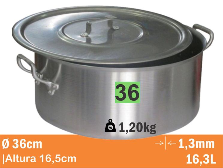 Imagem de Cacarola Standard Nr36 16,3L - Real 9136