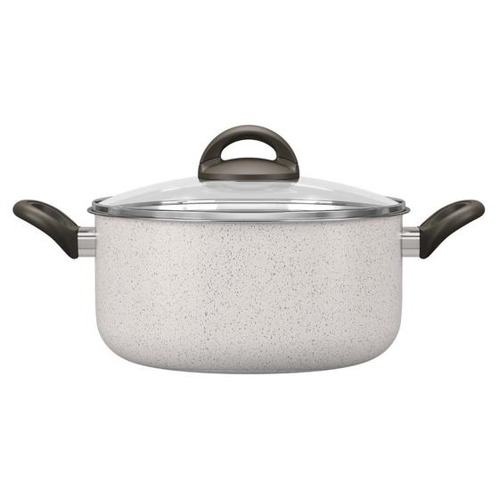 Caçarola Suprema Ceramic Life Brinox Vanilla 22 cm Antiaderente com Tampa Menor preço em Caçarola Suprema Ceramic Life Brinox Vanilla 22 cm Antiaderente com Tampa