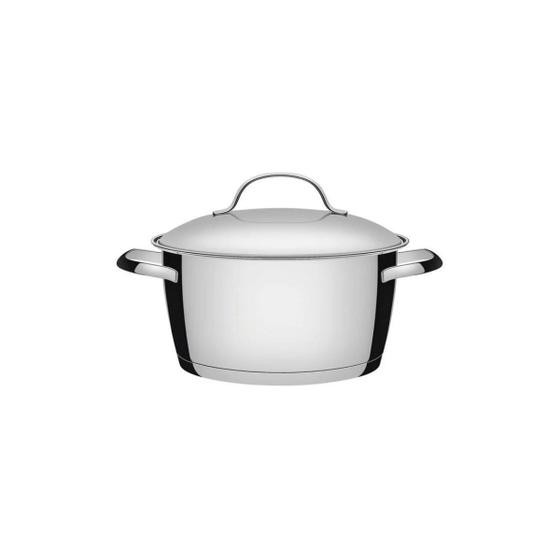 Imagem de Caçarola Tramontina Allegra Aço Inox Fundo Triplo 18cm 2,2L