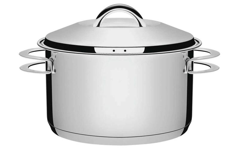 Imagem de Caçarola Tramontina Solar Solar Funda em Aço Inox Fundo Triplo com Tampa e Alças 28 cm 8,4 L