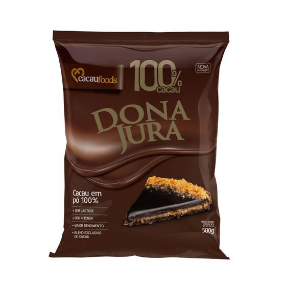 Imagem de Cacau Em Po Alcalino 100% Cacau 500g Dona Jura