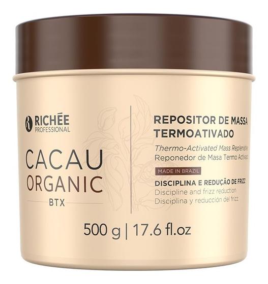 Imagem de Cacau Organic Btx Repositor de Massa Termoativado 500ml