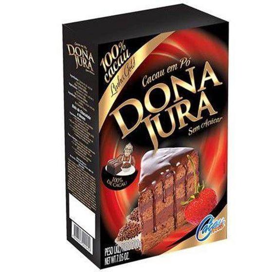 Imagem de Cacau Po 100% Marvi 200g - DONA JURA