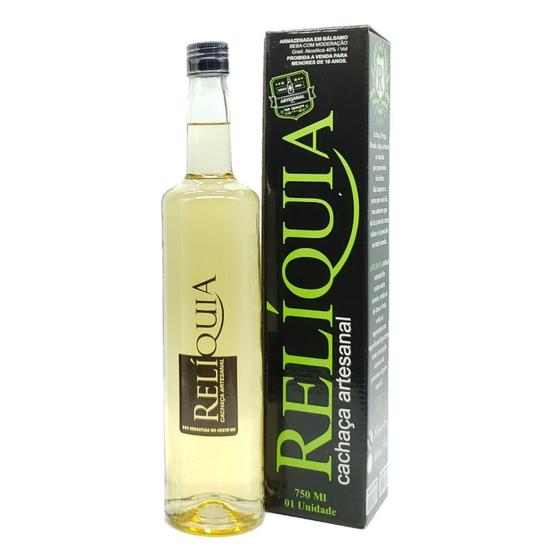 Imagem de Cachaça Artesanal Relíquia Ouro Reserva 8 Anos