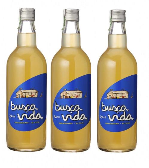 Imagem de Cachaça busca vida 670 ml c/ 3 un