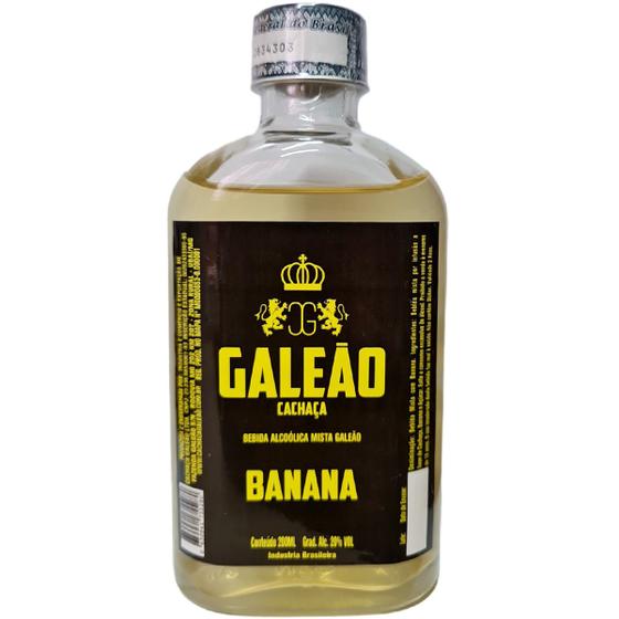 Imagem de Cachaça com Banana Galeão de Bolso 200ml