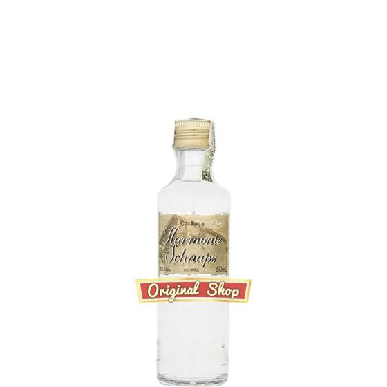 Cachaça Harmonie Schnaps prata 50ml Menor preço em Cachaça Harmonie Schnaps prata 50ml