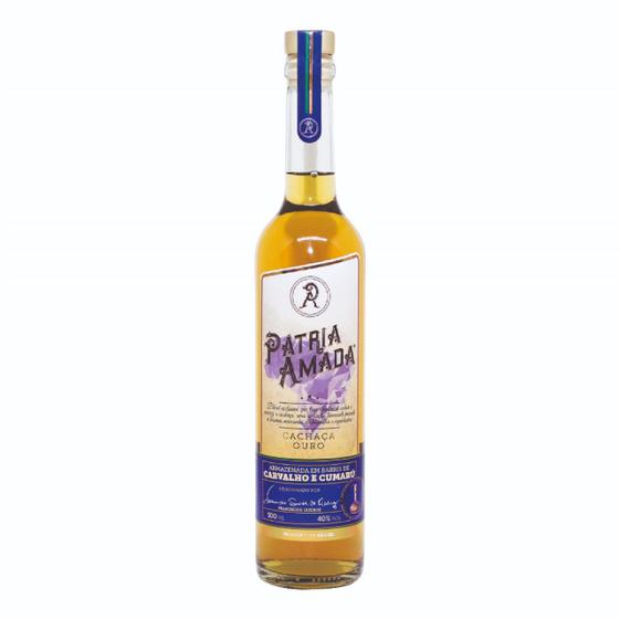 Imagem de Cachaça Pátria Amada Ouro Carvalho e Cumarú - 500ml