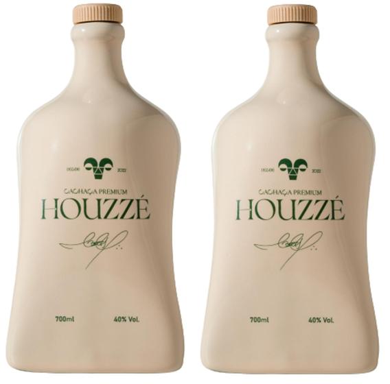 Imagem de Cachaça Ptemium Houzzé kit 2unid.