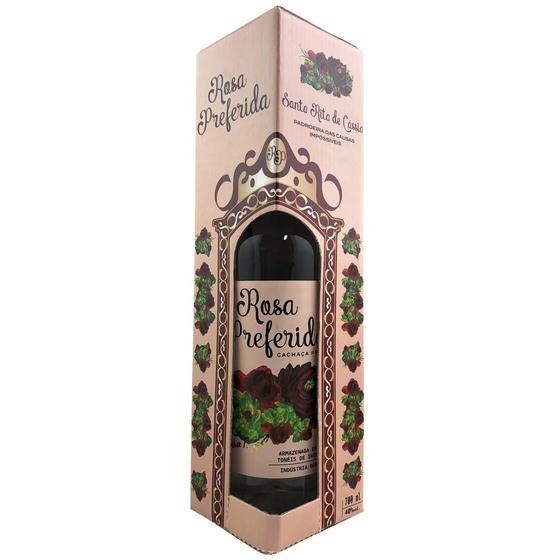 Imagem de Cachaça rosa preferida prata 700ml
