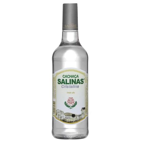 Imagem de Cachaça salinas cristalina prata 1000ml
