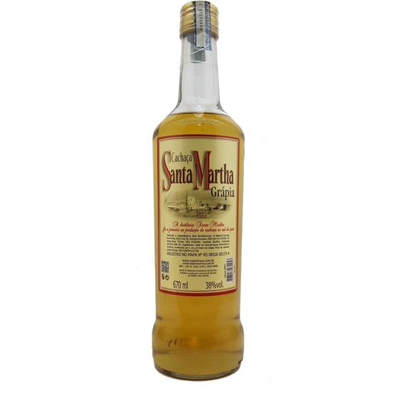 Imagem de Cachaça Santa Martha Ouro Grápia 670Ml