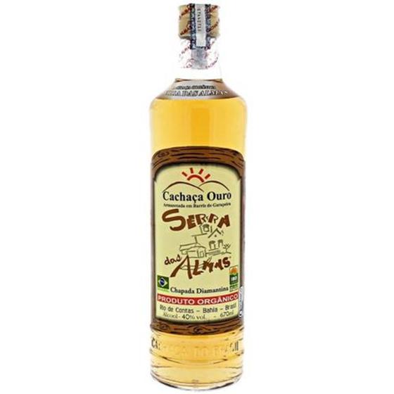 Imagem de Cachaça Serra das Almas Ouro Orgânica 670Ml