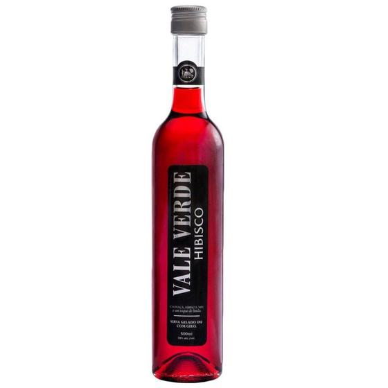 Imagem de Cachaça vale verde hibisco 500ml