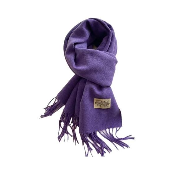 Imagem de Cachecol de Caxemira Dupla Face - Pashmina Quente para Inverno