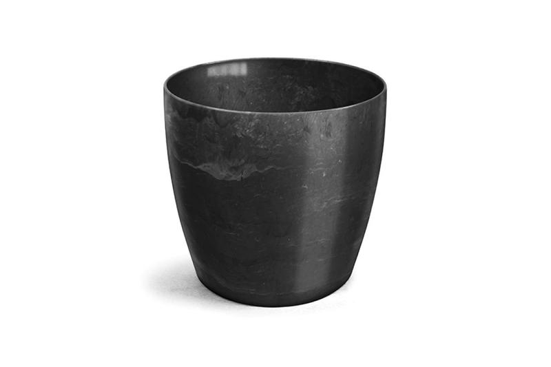 Imagem de Cachepô Elegance Redondo 02 preto onix