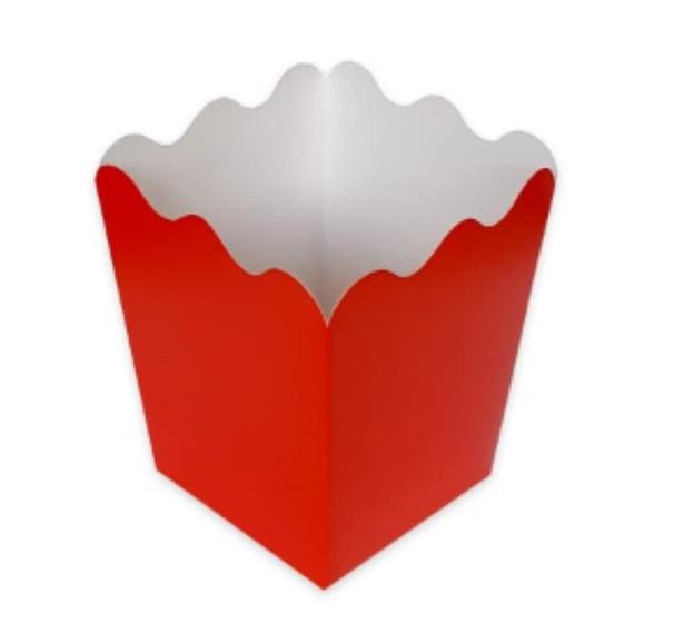Imagem de Cachepo Vermelho Com 8 Plac