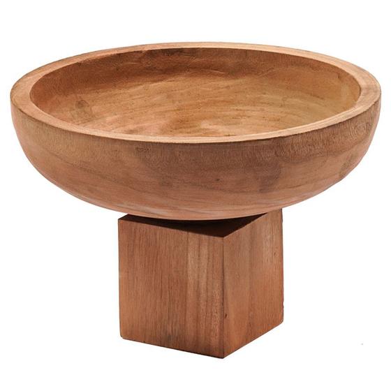 Imagem de Cachepot centro de mesa de madeira marrom