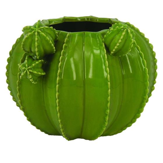 Imagem de Cachepot de ceramica cacto verde